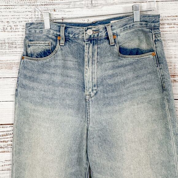 Blank NYC The Howard Light Wash Loose Fit Mid Rise Cropped Jeans, EUC, Size 29 - Picture 4 of 12